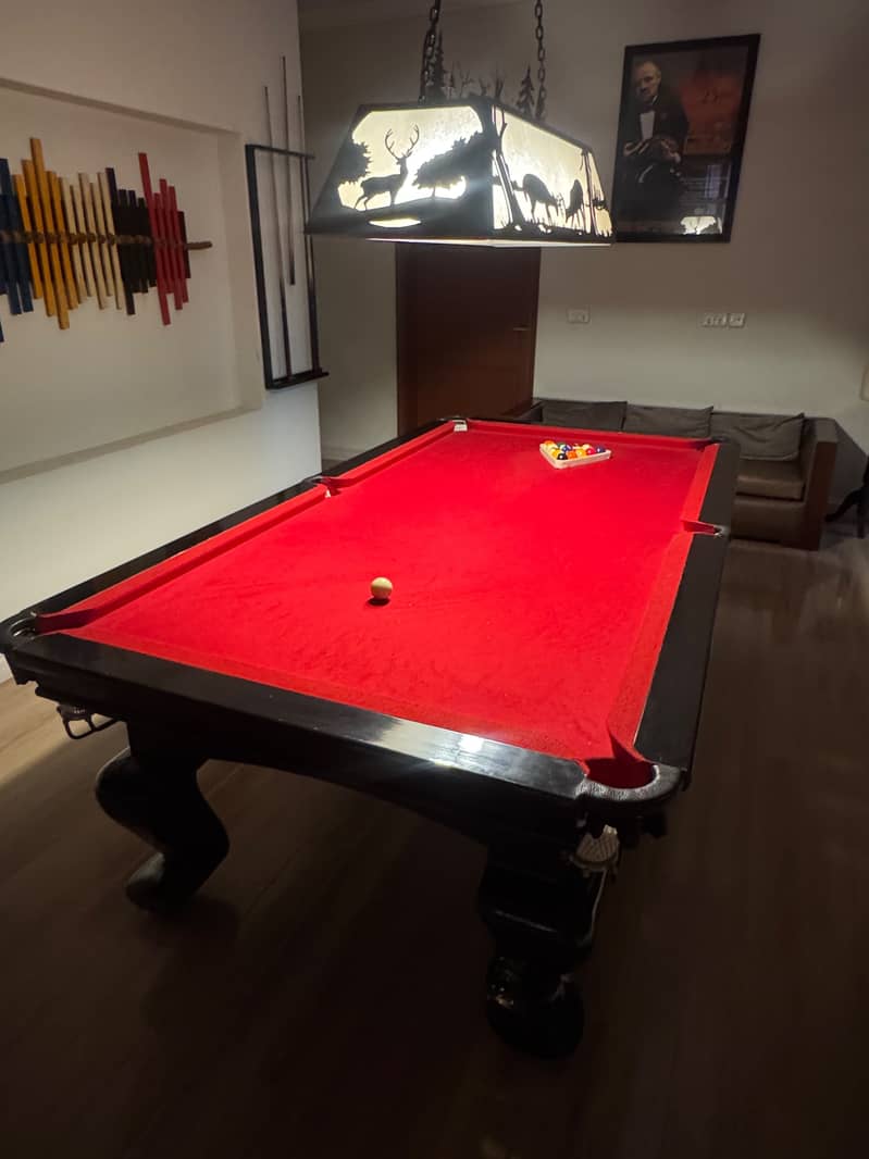 Pool Table and light 5