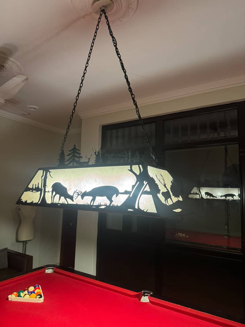 Pool Table and light 7