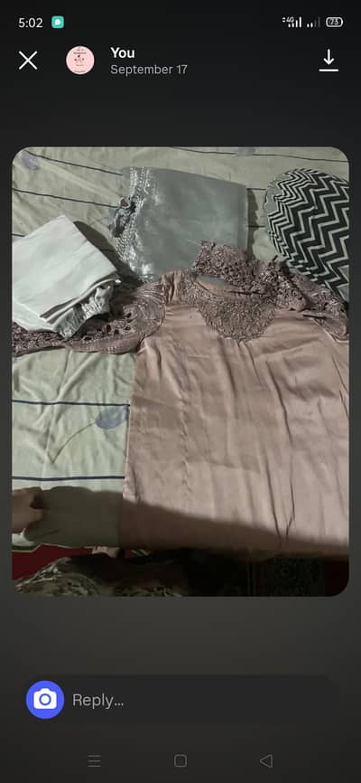 Vanya shirt with customized trouser shirt with very long dupata 3pc