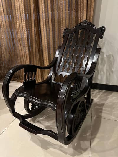 Handmade Wooden Rocking Chair