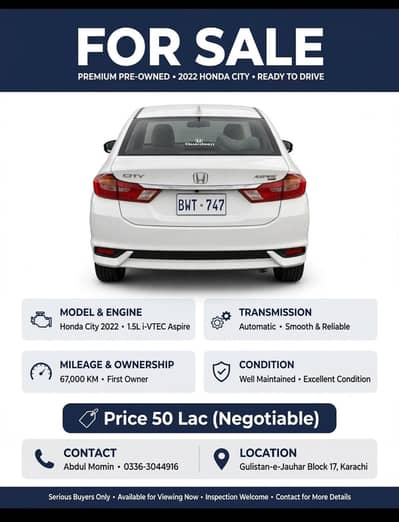 Honda City Aspire 2022