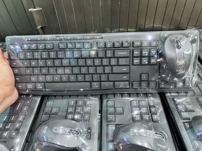Logitech MK650 Silent Mouse + MK370 Latest Keyboard Combo - New Like