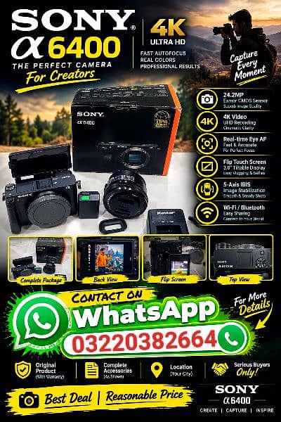 Sony a6400 Camera 0