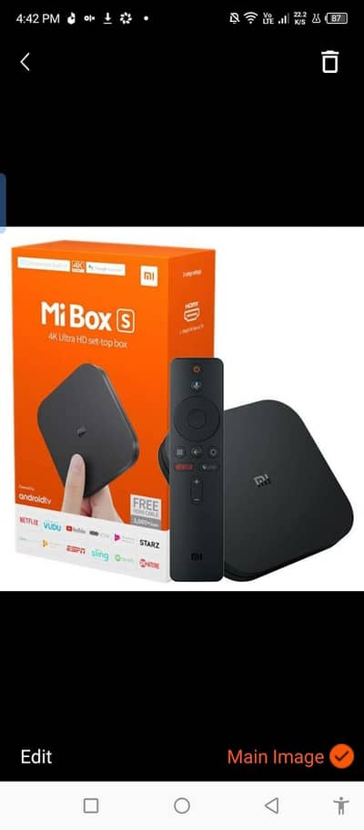 Xiaomi Mi Box S 2nd Gen 4K Box - Brand New Box Pack - Voice Remote