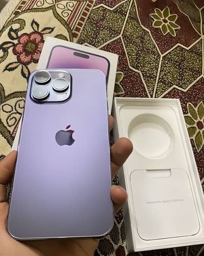 Apple iPhone 14 Pro Max 256 Gb 4 Month Sim time