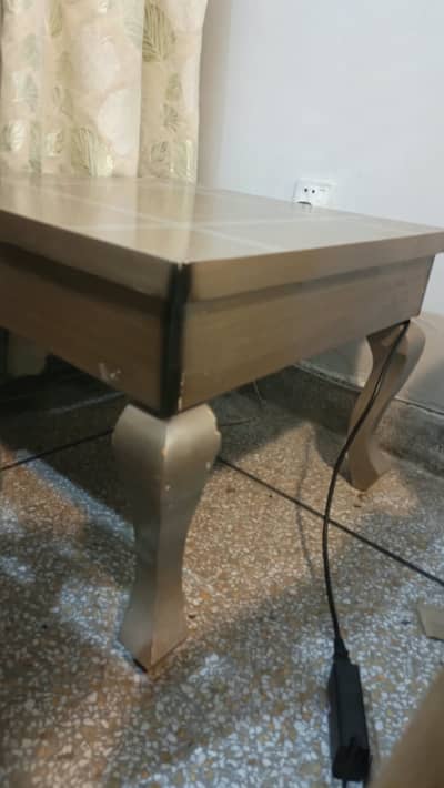 3-Piece Wooden Coffee Table Set (1 Center Table + 2 Side Tables)