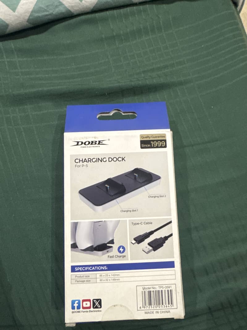 Ps5 controller charging dock by dobe 1