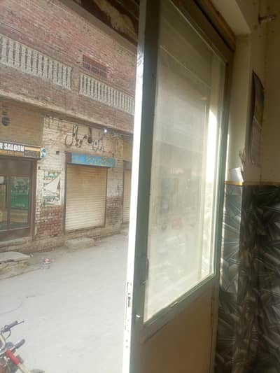 Wooden Shop Door With Glass - Sliding Front Door For Shop / Office