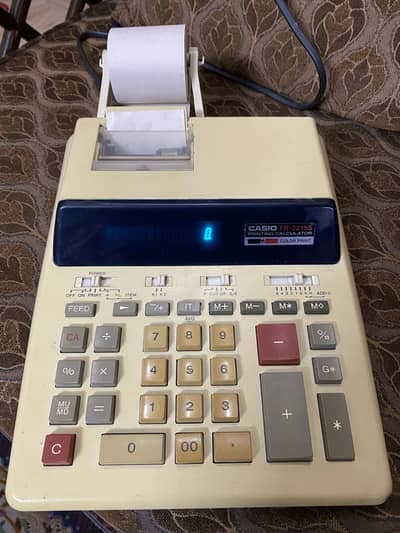 Casio FR2255s Printing Calculator 2 color