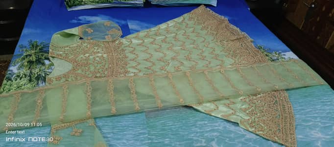 Net Long Maxi Pista Green
