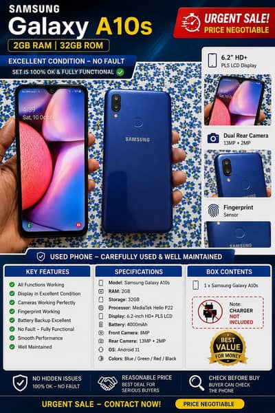 Samsung Galaxy A10s 2GB/32GB