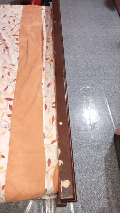 bed with mattress