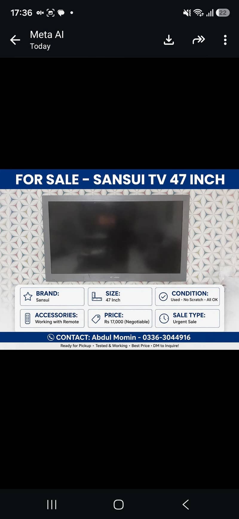 sansui tv 0