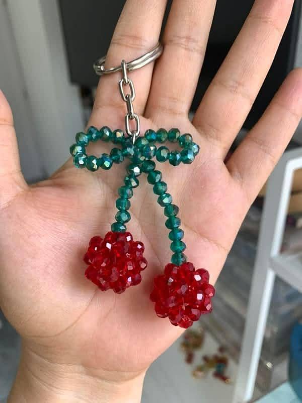 cherry key chain 0