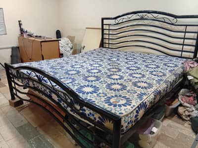 Iron bed for Sale with mattress