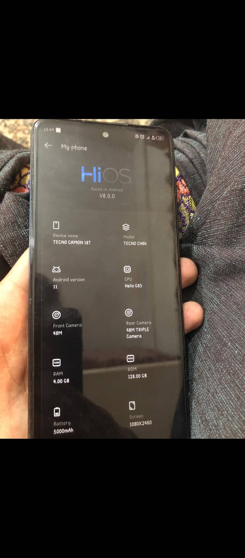Tecno Camon 18t 1