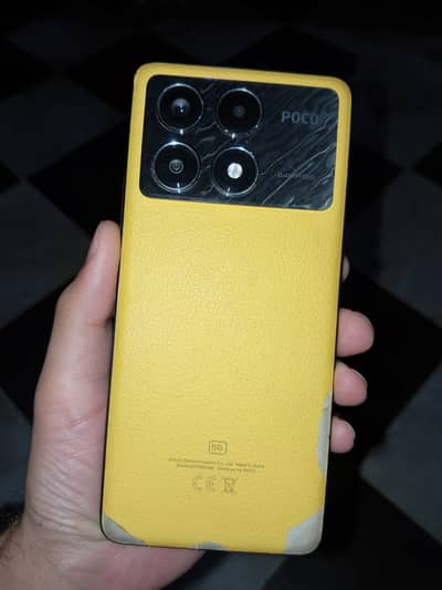 Poco X6 Pro 5G (12GB / 512GB) - PTA Approved - Yellow Vegan Leather