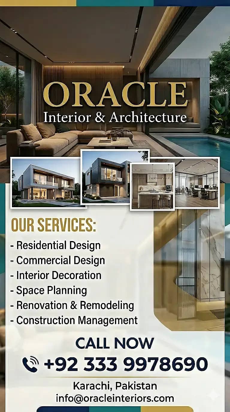 Interior Design | Architect Services | Map |AutoCAD|3D Front Elevatio 0