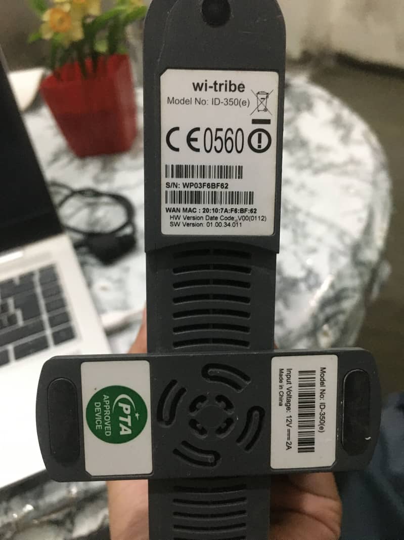 Wi-tribe device for internet with Adapter 2