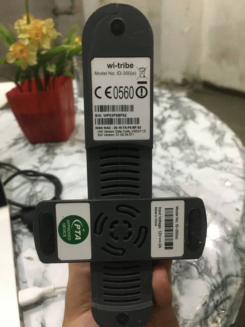 Wi-tribe device for internet with Adapter 3
