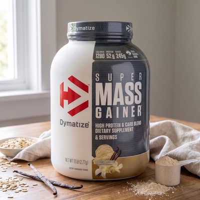 Dymatize super mass gainer 3k box