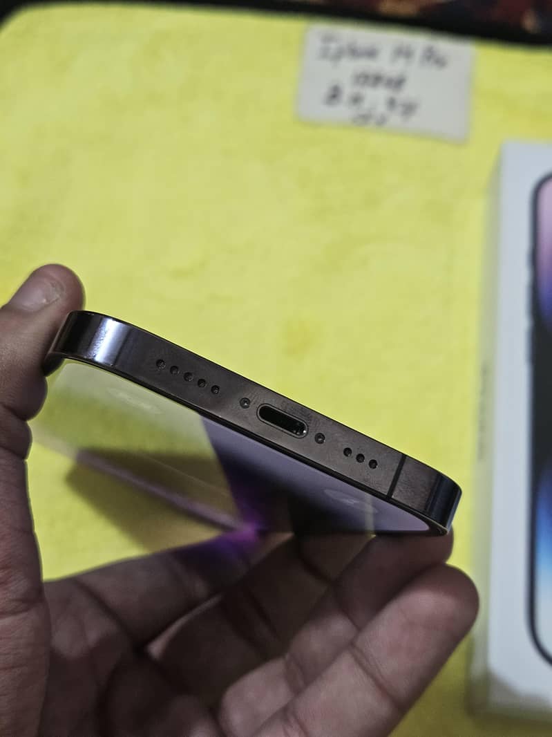 iPhone 14 Pro 128GB Deep Purple | 93% BH | JV | Box Available - Mobile ...