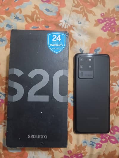 Samsung Mobile S20 Ultra 12 / 128 Official PTA Approve With Box
