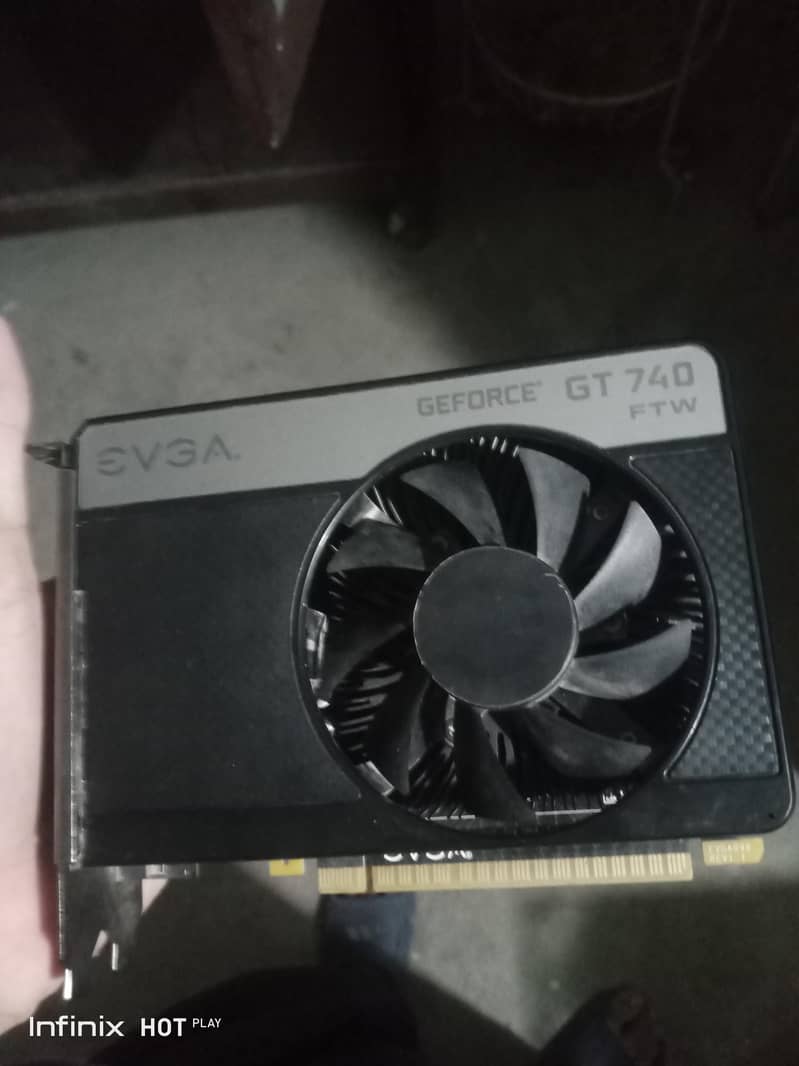 gt 740 gpu EVGA 3