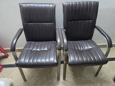 Office chairs 2 brown