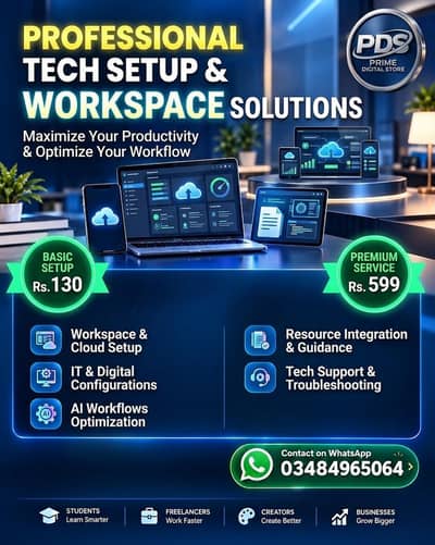 Professional Tech Setup & Workspace Solutions