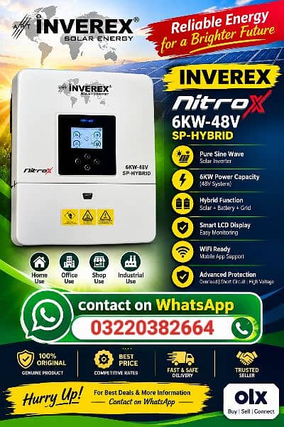 Solar inverex netrox 6kw