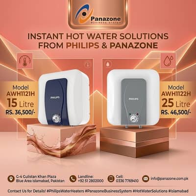 Stay Warm This Winter with Philips Electric Water Heaters!