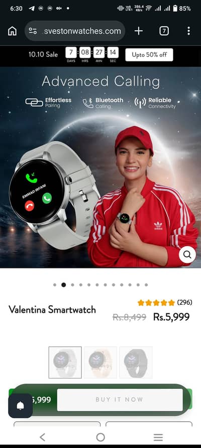 Seveston valentina Smart Watch