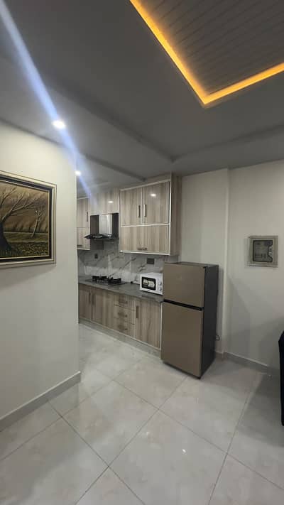 FULLY FURNISHED ONE BED APARTMENT FOR RENT SECTOR E BAHRIA TOWN LAHORE