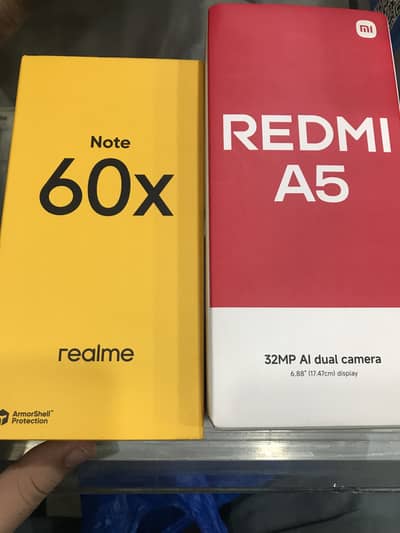 Realme Note 60x price 31k Redmi a5 33500