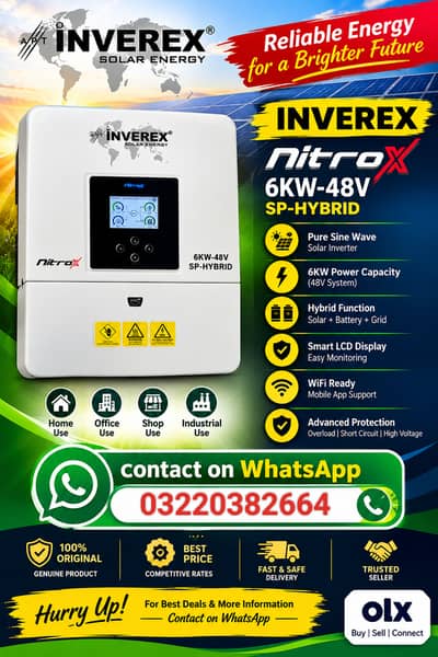 Solar inverex netrox 6Kw