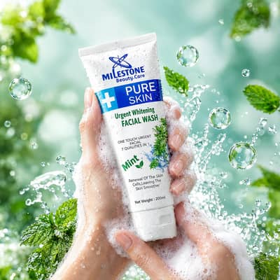 Milestone Mint Urgent Whitening Face Wash (200ml)