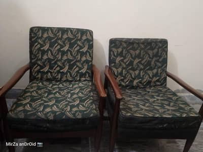 1seater sofa chair wodden material antique