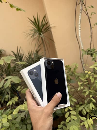 Apple iPhone 13 with box 88 health waterpack neat condition