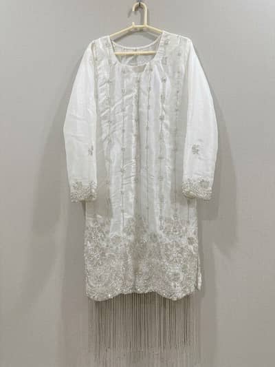 White formal dress