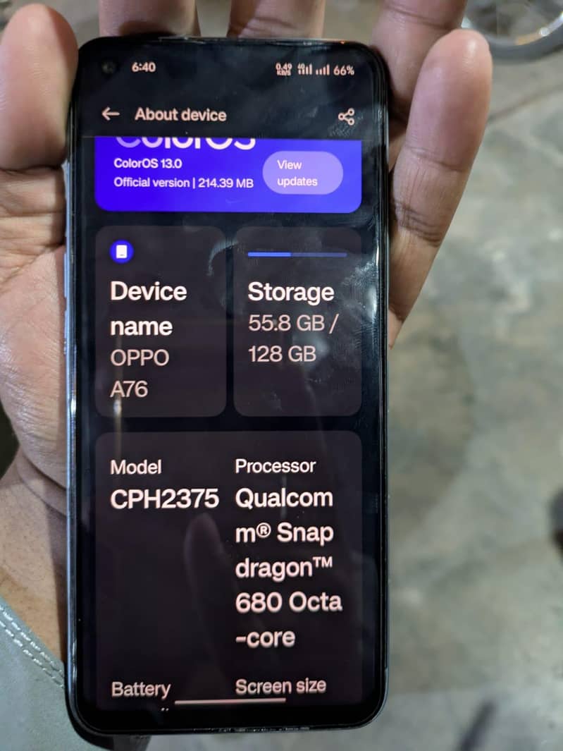 OPPO A76 6