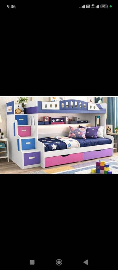 Bunk bed | Kid wooden bunker bed | Baby bed | Double bed | Triple bed