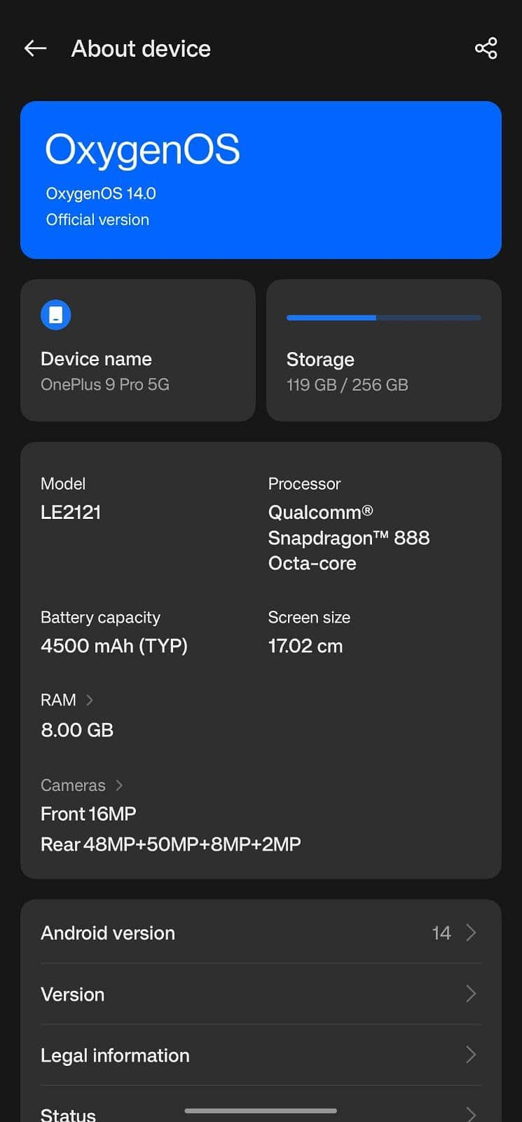 One Plus 9 pro 2