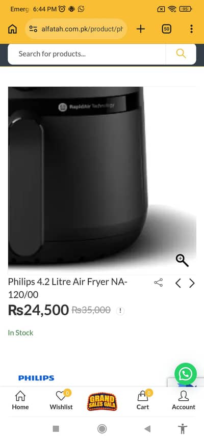 Philips airfryer 4.2L