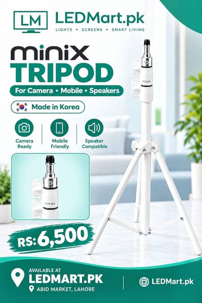 MINIX TRIPOD( KOREA )FOR CAMERA /MOBILES EXT