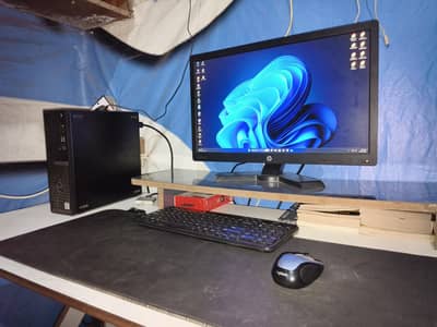 DELL Optiplex 7080 Desktop Setup | Core i5 10th Gen | 24" Hp Monitor