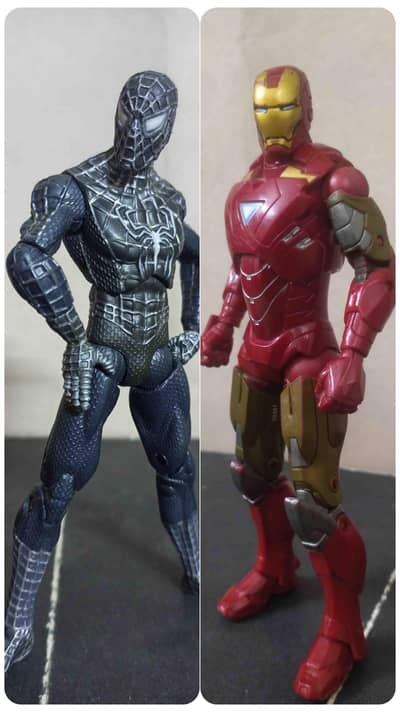 Marvel Ironman and Amazing Spiderman Action Figure