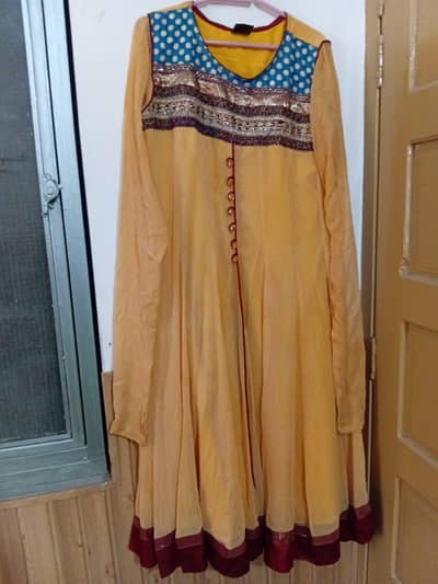 chiffon indian style frock XL