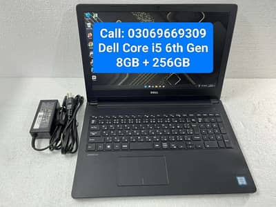 5HRS + Backup Dell Core i5 6th Gen Big Display 15.6 Numpad 8GB Ram