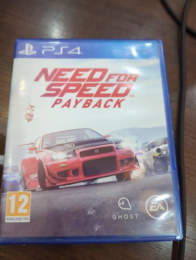 far cry 4 and need for speed pay back disk ps4 games used